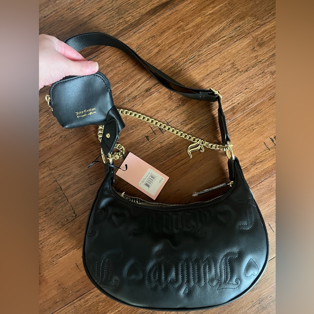 Juicy black shoulder bag new with tags